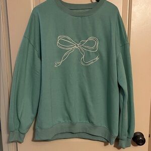 Light Sage Pullover Sweatshirt - Size L